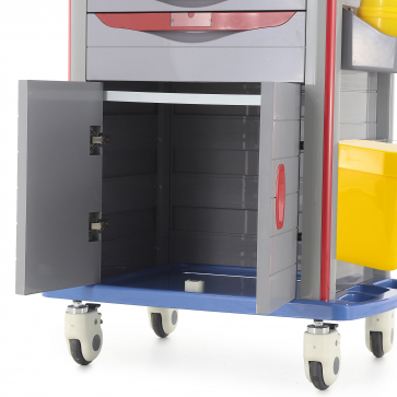 Тележка медицинская Med-Mos ЕТ850-02 ТМ-021АН-00 серая - 5